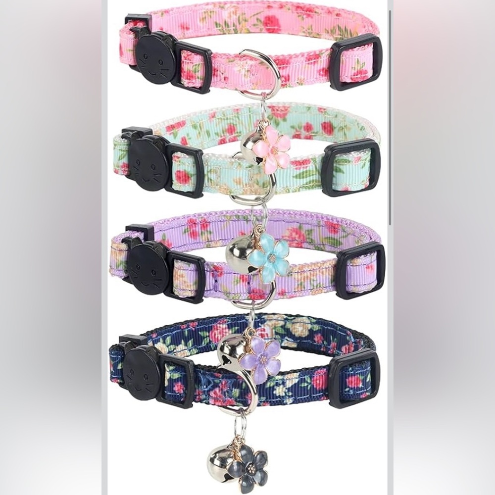 Break Away Kitten Collar NEW 4 colors Pink, Green, Purple, Blue